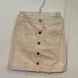 Copper Key Big Girls Jean Skirt Size M ( 10-12) Beige color